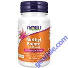 NOW Foods Methyl Folate 1000mcg 90 Tablets