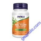 NOW Foods Milk Thistle Double Strength 300mg 50 Veg Capsules