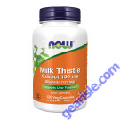 NOW Foods Milk Thistle Extract 150mg Silymarin 120mg 120 Veg Caps