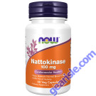 NOW Foods Nattokinase 100mg 60 Veg Capsules