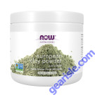 NOW Foods European Clay Powder Pure Powder for a Detox Facial Cleansing Mask 6 oz
