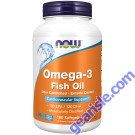NOW Foods Omega-3 Enteric Coated Fish Oil 180 Softgels