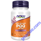 NOW Foods PQQ Extra Strength 40mg 50 Veg Capsules