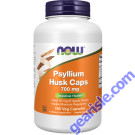 NOW Foods Psyllium Husk 700mg 180 Veg Capsules
