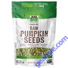 NOW Foods Pumpkin Seeds Raw & Unsalted 16 oz.