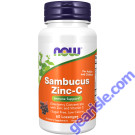 NOW Foods Sambucus Zinc-C 60 Lozenges