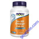NOW Foods Tri-3D Omega Fish Oil 90 Softgels
