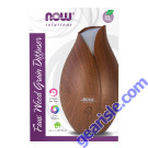 NOW Foods Ultrasonic Faux Wood Grain Essential Oil Diffuser