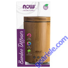 NOW Foods Ultrasonic Real Bamboo Essential Oil Diffuser