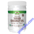 NOW Foods Virgin Coconut Cooking Oil Organic 20 fl oz