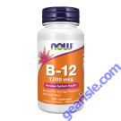 NOW Foods Vitamin B-12 Cobalamin 1000mcg 250 Lozenges