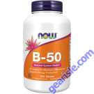NOW Foods Vitamin B-50 250 Tablets