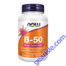 NOW Foods Vitamin B-50mg 100 Veg Capsules