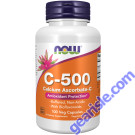 NOW Foods Vitamin C-500 Calcium Ascorbate-C 100 Veg Capsules