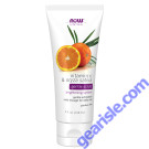 NOW Foods Vitamin C & Oryza Sativa Gentle Scrub 4 fl oz