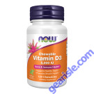 NOW Foods Vitamin D-3 Cholecalciferol 5000IU 120 Chewables
