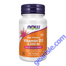 NOW Foods Vitamin D-3 Cholecalciferol 5000IU 240 Softgels