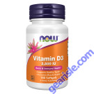 NOW Foods Vitamin D3 Cholecalciferol 2500IU 180 Softgels