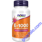 NOW Foods Vitamin E-1000 Mixed Tocopherols 50 Softgels