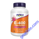 NOW Foods Vitamin E-400 D-Alpha Tocopheryl 250 Softgels