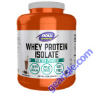 NOW Foods Whey Protein Isolate Creamy Chocolate Powder 5 lbs.