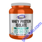 NOW Foods Whey Protein Isolate Creamy Vanilla Powder 1.8 lbs.