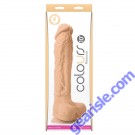 NS Colours Pleasures Realistic Silicone Dildo 10" Suction Cup box