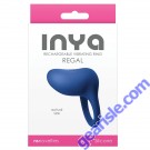 Cock Ring NS Novelties Inya Regal Blue Rechargeable Vibrating box