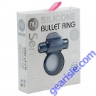 Bullet Cock Ring Sensuelle Silicone Waterproof Super Flexible Navy box
