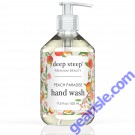 Peach Paradise Hand Wash 17.6 Oz Vegan Deep Steep Premium Beauty