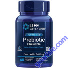 Life Extension FLORASSIST Prebiotic 60 Chewable Tablets front