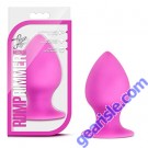 Luxe Rump Rimmer Medium Silicone Butt Plug Fuchsia
