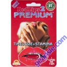 Red Lips 2 Premium Improved Fomula 1250mg Genuine Natural Enahncement for Men Pill by SX Power Co