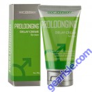 Proloonging Delay Cream For Men 7.5% Benzocaine 2 Oz Desensitizer Doc Johnson