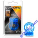 Stay Hard Reusable Cockring Blue box