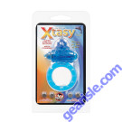 Ring of Xtasy Super Stretch Silicone Mega Powered Blue Dolphin Toy 