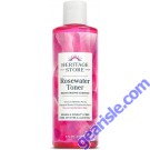 Rosewater Toner Moisturizing Essence Alcohol Free 8 Oz Heritage Store