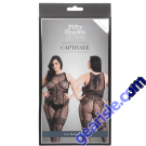 Fifty Shades Of Grey Captivate Lacy Bodystocking Plus Size Crotchless