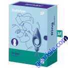 Satisfyer Sniper Silicone Cock Ring Vibrator Rechargeable Blue