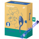 Satisfyer Swordsman Adjustable Vibrating Cock Ring Waterproof Blue