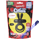 Screaming O 4B Ohare Black Color Rabbit Cock Ring