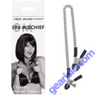 S&M Chained Nipple Clamps