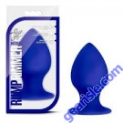 Luxe Rump Rimmer Small Indigo Silicone Butt Plug
