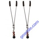 Ruby Black Nipple Clips Kit