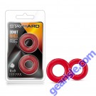 Blush Novelties Stay Hard Donut Rings Red