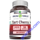 Tart Cherry Extract 7000 Mg 200 Capsules Joint Health Amazing Formulas