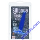 Silicone Tee Probe 4.5 (11.5cm) Blue Color Cal Exotic Novelties