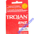 Trojan ENZ Classic Design Non Lubricated Condom 3 Latex Condoms
