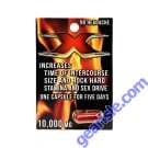 X 10000 Red Male Sexual Performance Enhancement Capsule
