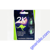 Kangaroo 2K Green Male Enhancements Double Pill Pack